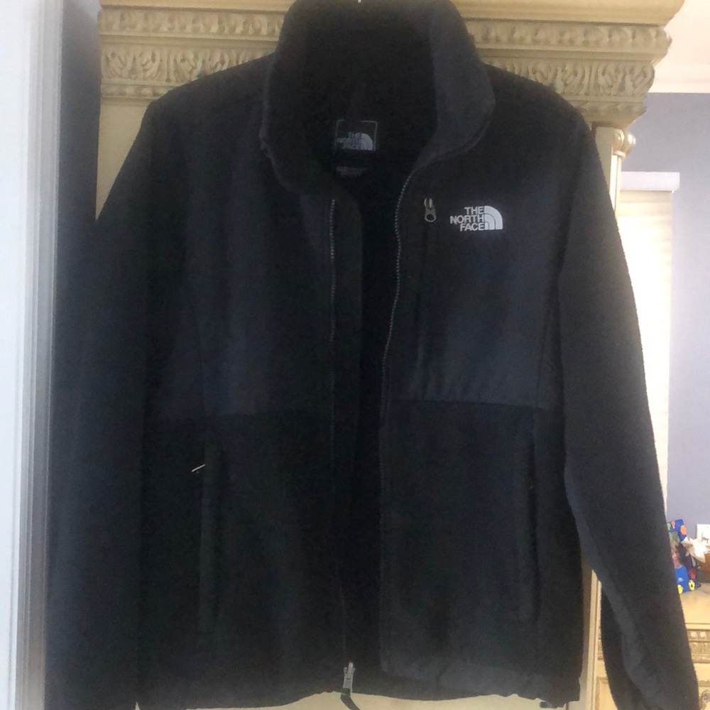 Black Med North Face Full Zip Denali Fleece Jacket